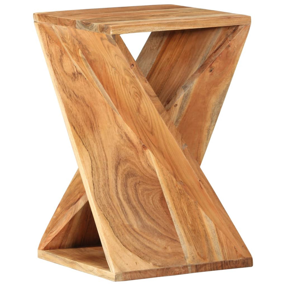 Akazie Beistelltisch Massivholz 35x35x55 cm