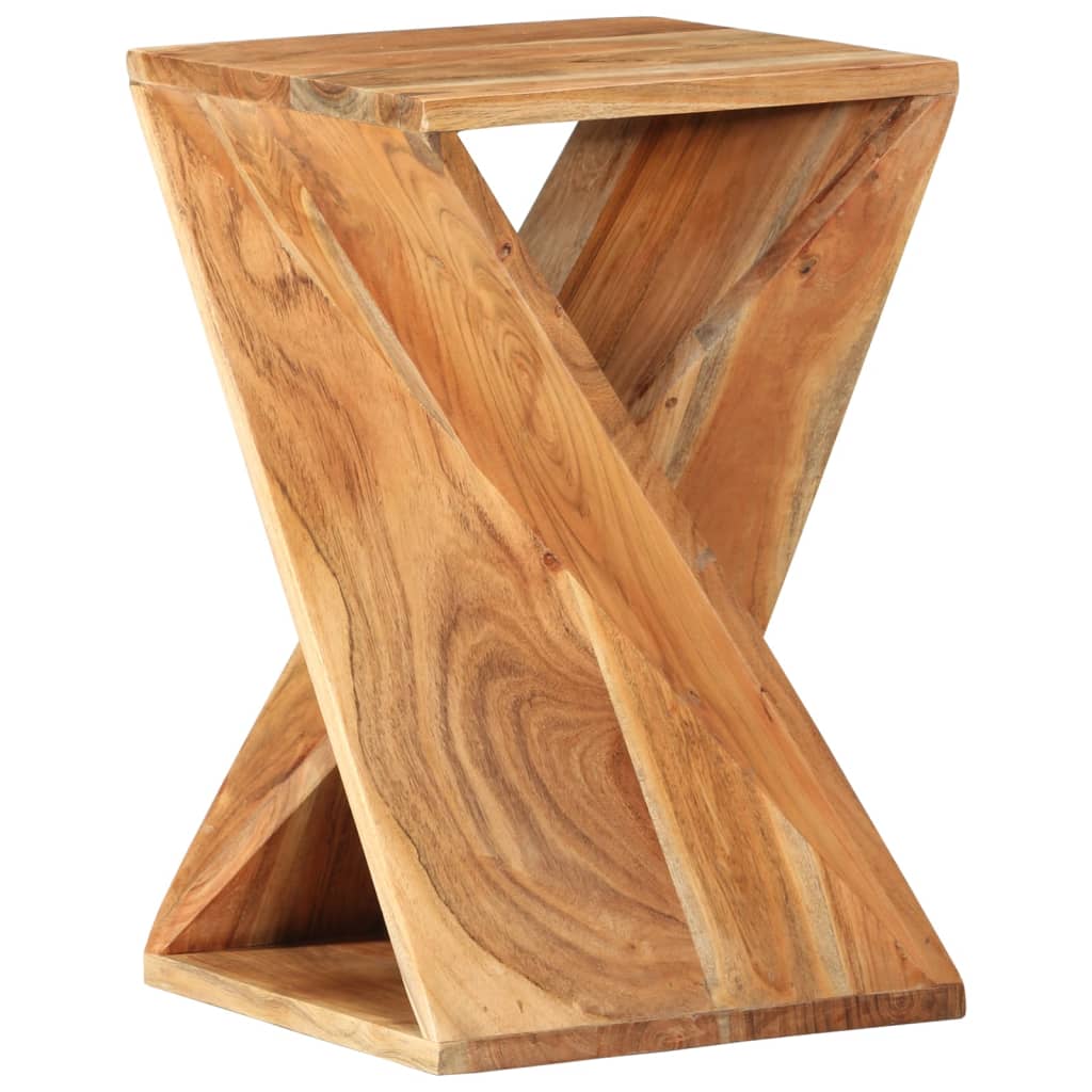Akazie Beistelltisch Massivholz 35x35x55 cm