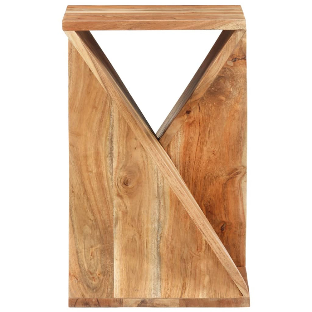 Akazie Beistelltisch Massivholz 35x35x55 cm