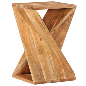 Akazie Beistelltisch Massivholz 35x35x55 cm