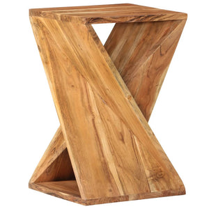Akazie Beistelltisch Massivholz 35x35x55 cm