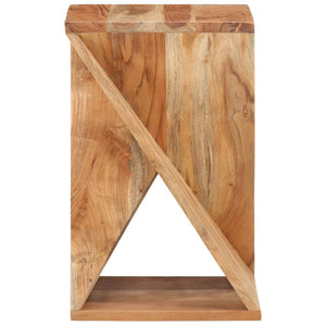 Akazie Beistelltisch Massivholz 35x35x55 cm