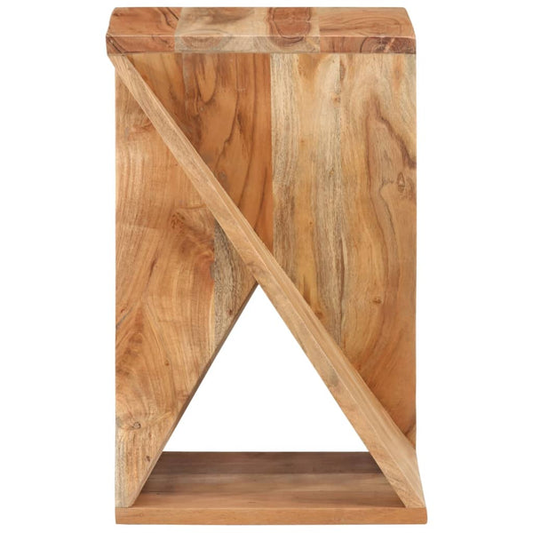 Akazie Beistelltisch Massivholz 35x35x55 cm
