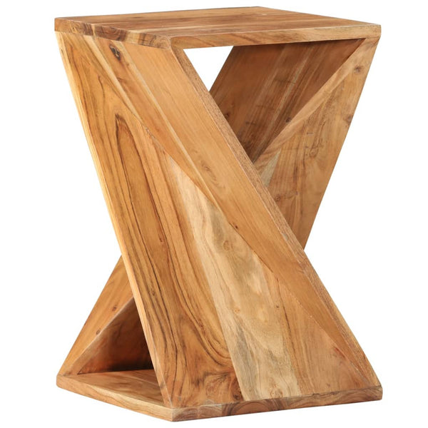 Akazie Beistelltisch Massivholz 35x35x55 cm