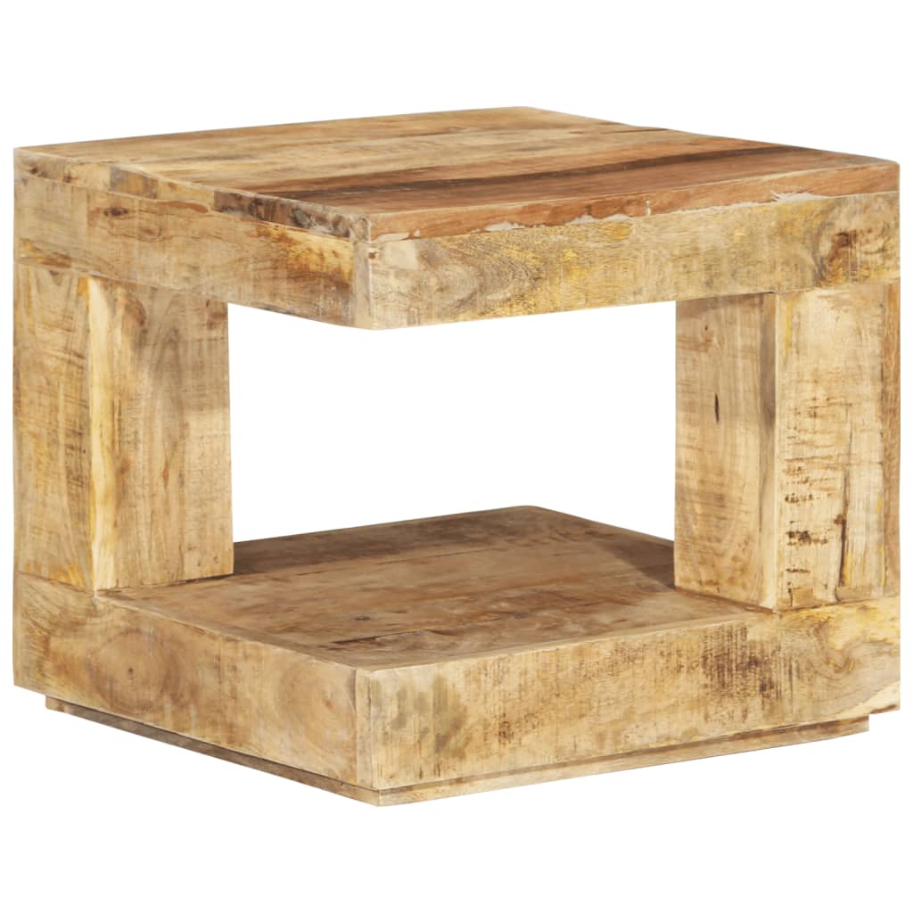 Couchtisch Mango Massivholz 45x45 cm
