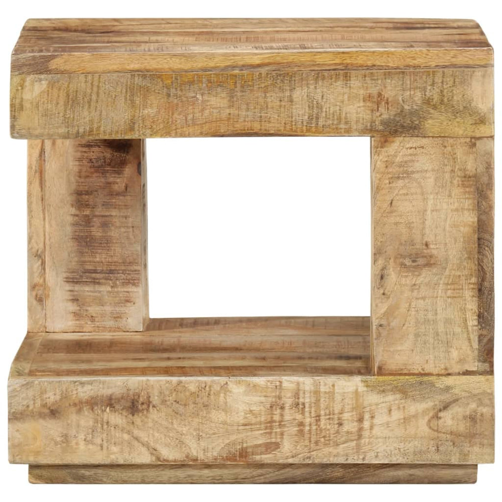 Couchtisch Mango Massivholz 45x45 cm