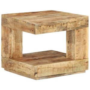 Couchtisch Mango Massivholz 45x45 cm