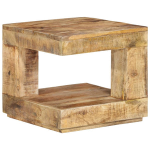 Couchtisch Mango Massivholz 45x45 cm