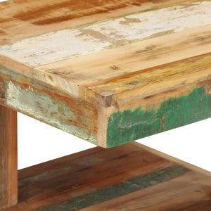 Couchtisch Altholz Massiv 45x45 cm