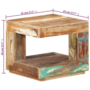 Couchtisch Altholz Massiv 45x45 cm