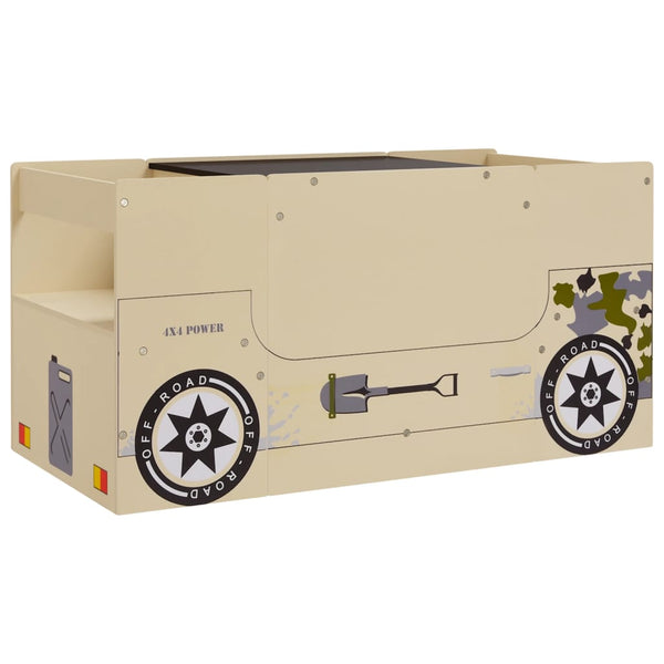 Kindertisch und Stuhl Set Geländewagen Design 3-teilig