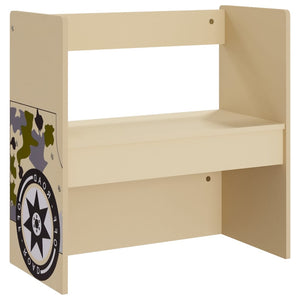 Kindertisch und Stuhl Set Geländewagen Design 3-teilig