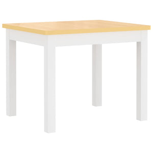 4-tlg. Kinder Sitzgruppe Weiß/Beige
