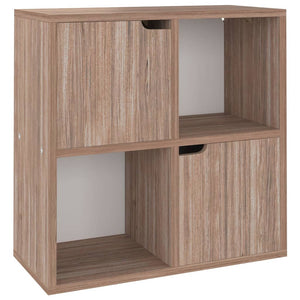 Bücherregal Grau Sonoma-Eiche 60 cm