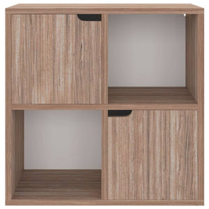 Bücherregal Grau Sonoma-Eiche 60 cm
