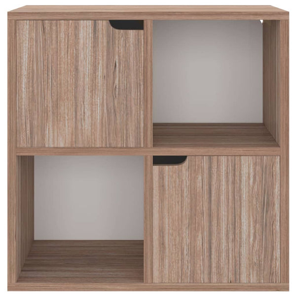 Bücherregal Grau Sonoma-Eiche 60 cm