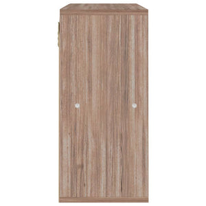 Bücherregal Grau Sonoma-Eiche 60 cm