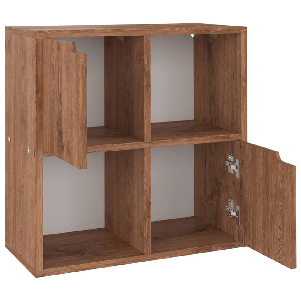 Bücherregal Braun Eichen-Optik
