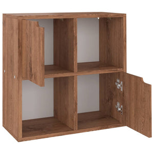 Bücherregal Braun Eichen-Optik