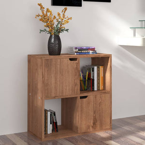 Bücherregal Braun Eichen-Optik