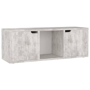 Betongrauer TV-Schrank, 88,5 cm