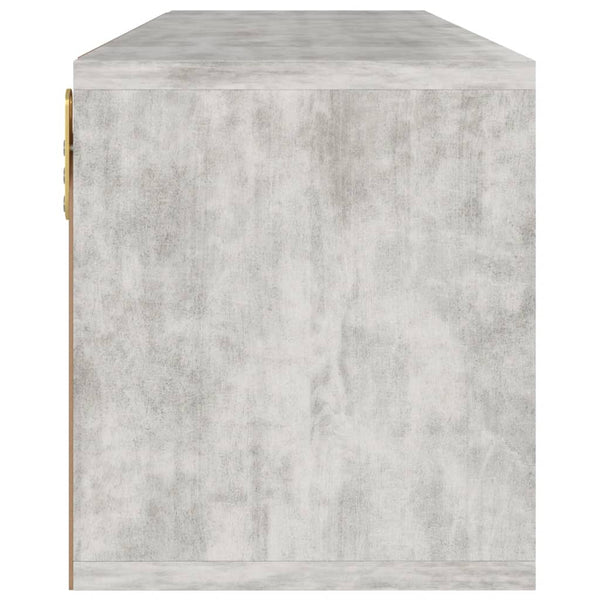 Betongrauer TV-Schrank, 88,5 cm