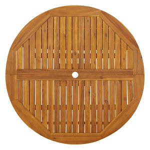 Klappbarer Gartentisch 110 cm Massivholz Akazie
