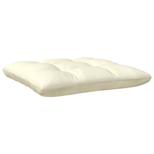 Outdoor-Fußhocker Kiefer Massivholz mit Kissen