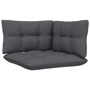 Gartensofa 2-Sitzer Kiefer Massivholz Weiß