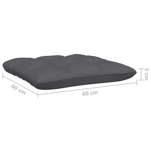 Schwarzes 2-Sitzer Gartensofa mit Kissen