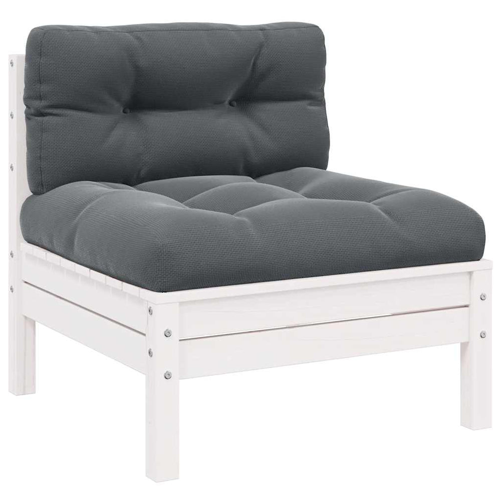 2-Sitzer Gartensofa Kiefer mit Kissen