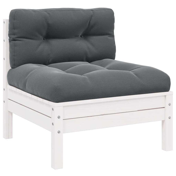 2-Sitzer Gartensofa Kiefer mit Kissen