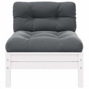 2-Sitzer Gartensofa Kiefer mit Kissen