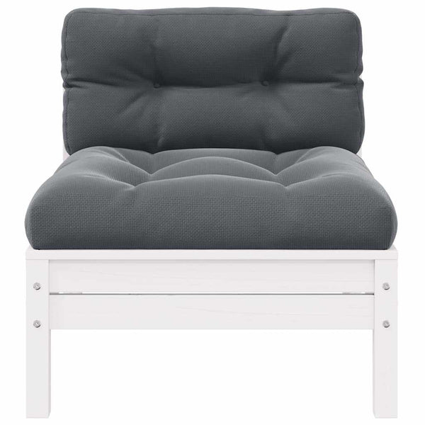 2-Sitzer Gartensofa Kiefer mit Kissen