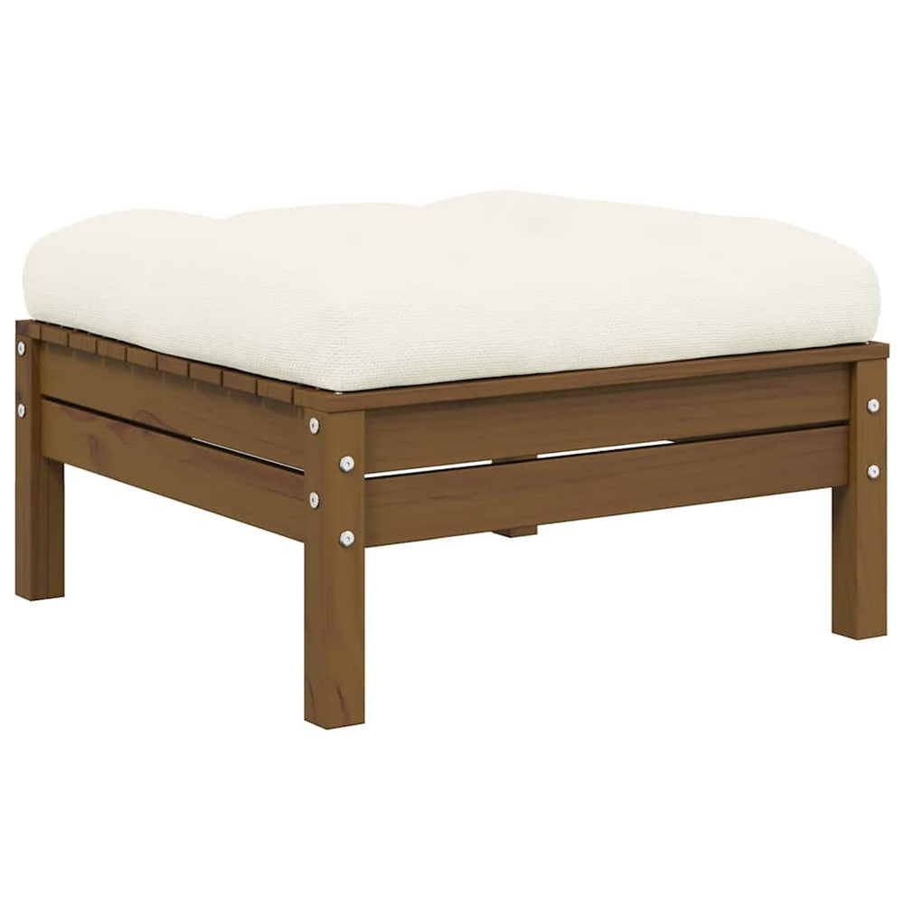 2-Sitzer Gartensofa Kiefer mit Kissen