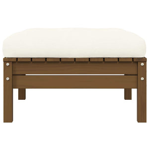 2-Sitzer Gartensofa Kiefer mit Kissen