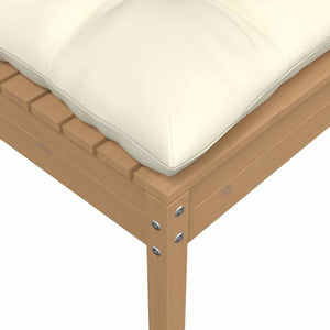 2-Sitzer Gartensofa Kiefer mit Kissen