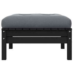 2-Sitzer Gartensofa Kiefer Massivholz mit Kissen