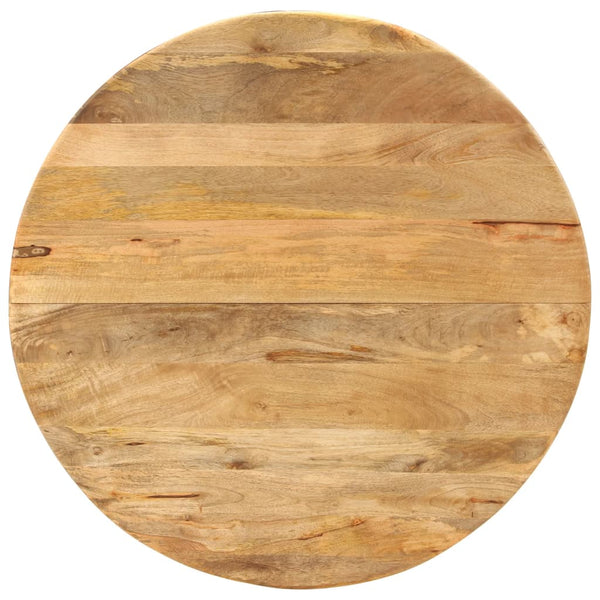 Esstisch Mango Massivholz & Stahl Ø110 cm