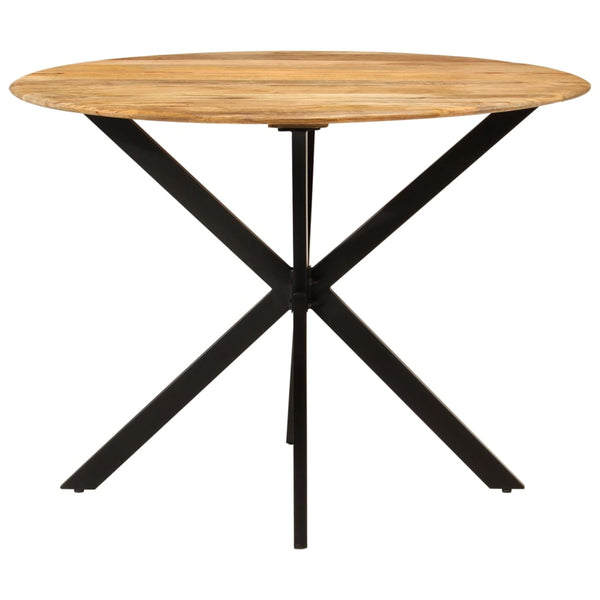 Esstisch Mango Massivholz & Stahl Ø110 cm