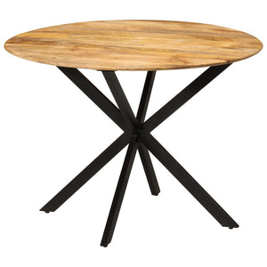 Esstisch Mango Massivholz & Stahl Ø110 cm