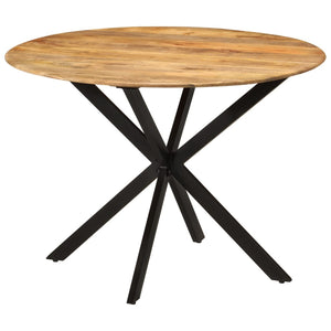 Esstisch Mango Massivholz & Stahl Ø110 cm