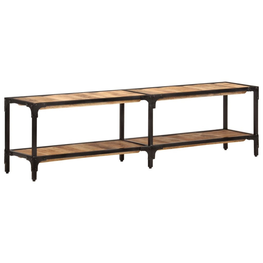 vidaXL Meuble TV 150x30x41 cm Bois de manguier massif