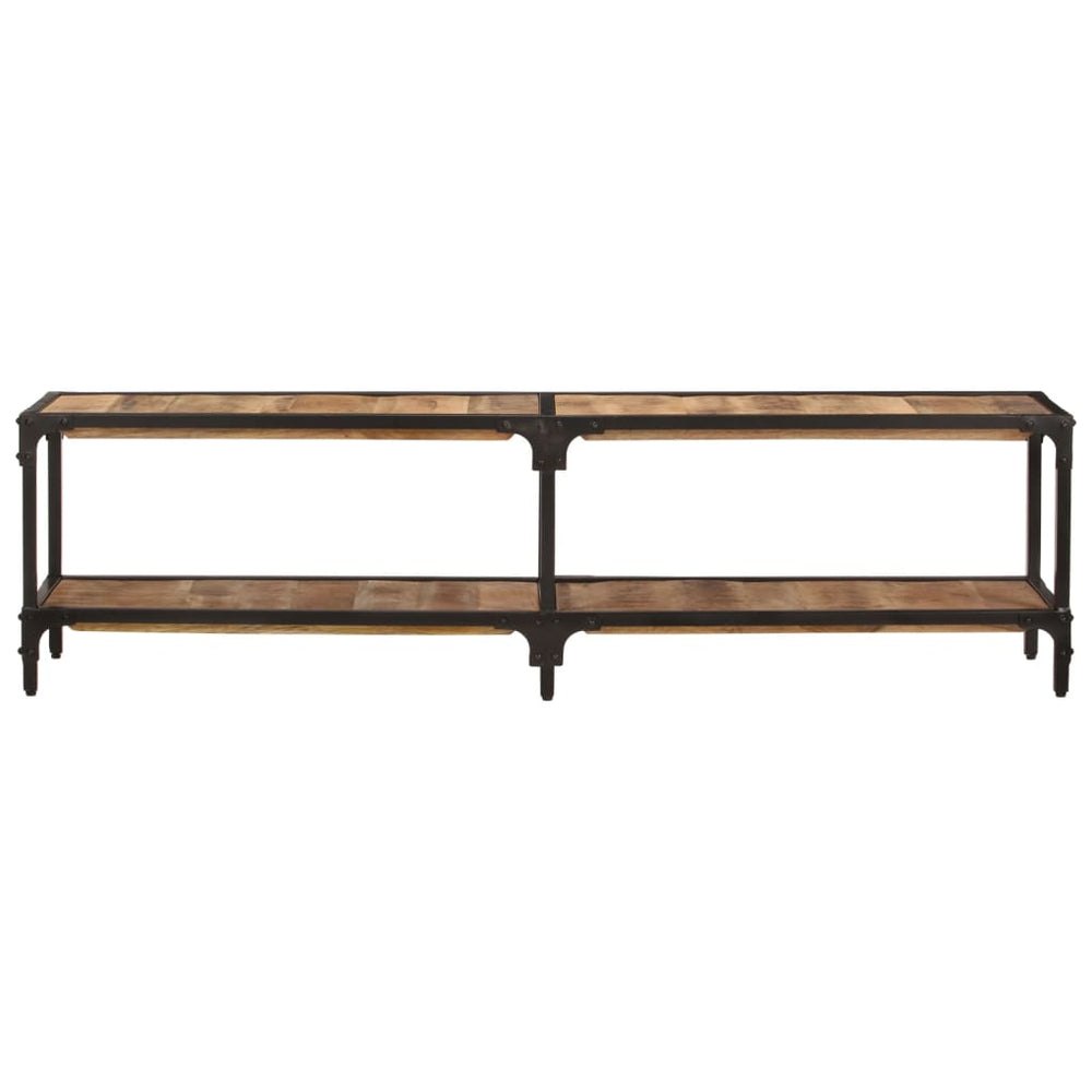 vidaXL Meuble TV 150x30x41 cm Bois de manguier massif