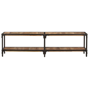 vidaXL Meuble TV 150x30x41 cm Bois de manguier massif