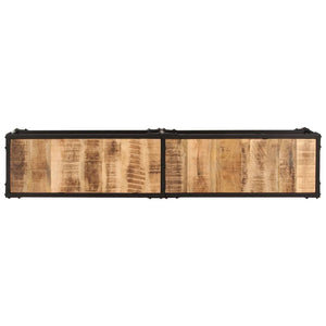 vidaXL Meuble TV 150x30x41 cm Bois de manguier massif