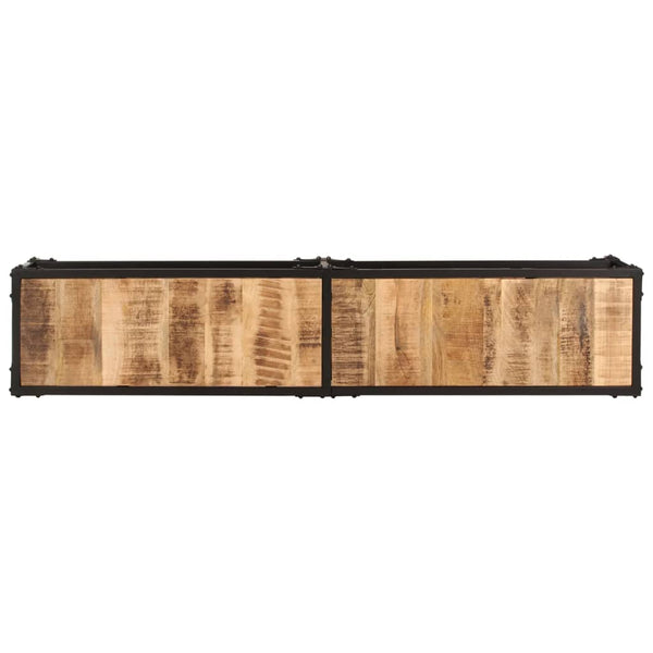 vidaXL Meuble TV 150x30x41 cm Bois de manguier massif