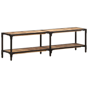 vidaXL Meuble TV 150x30x41 cm Bois de manguier massif
