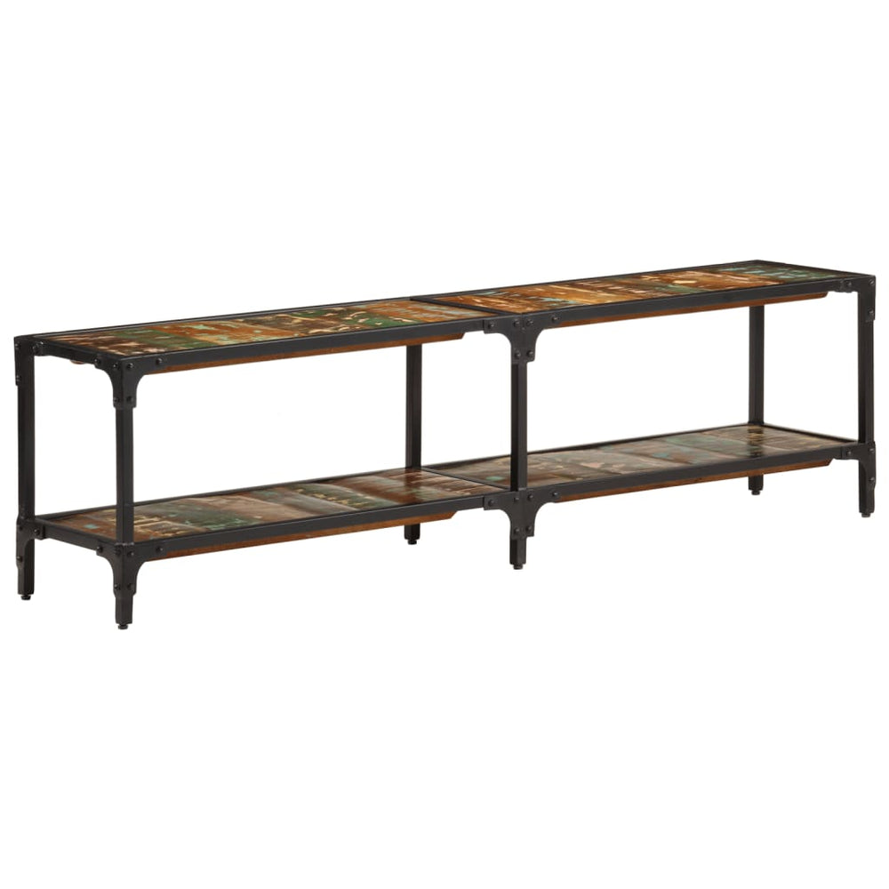 vidaXL Meuble TV 150x30x41 cm Bois de récupération massif