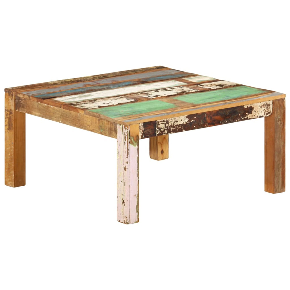 Couchtisch Altholz Massiv 80x80 cm